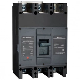 Автоматический выключатель в литом корпусе SMARTWATT PDE HCB630N-DC-630/3, 630 А, 3P, 40 кА