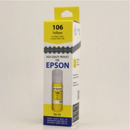 Чернила Epson 106 (ET-7700, ET-7750, L7160, L7180, L7188), 70 мл, Yellow, Ink-mate (в упаковке)