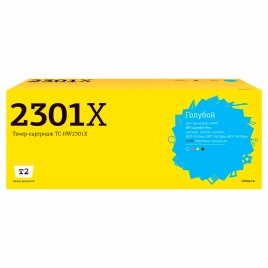 Тонер-картридж T2 TC-HW2301X (W2301X) для HP CLJ Pro 4203/MFP 4303 (5500 стр.) голубой, с чипом