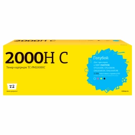 Картридж T2 TC-PM2000HC (CTL-2000HC) для Pantum CP2200/CM2200 (3500 стр.) голубой, с чипом