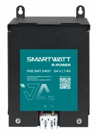 Батарейный модуль на DIN рейку SMARTWATT PSE BAT 2407 R-POWER, 24 В, 7 Ач
