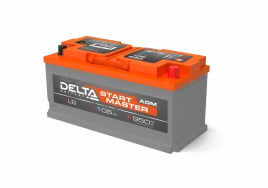 DELTA START MASTER 105 Ah AGM стартерная аккумуляторная батарея