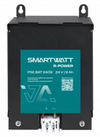 Батарейный модуль на DIN рейку SMARTWATT PSE BAT 2409 R-POWER, 24 В, 9 Ач