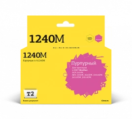 Картридж T2 IC-B1240M (LC-1240M) для Brother DCP-J525W, MFC-J430W, J825DW, J5910DW, J6510DW, J6910DW, пурпурный