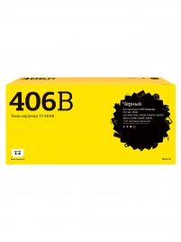 Картридж T2 TC-S406B (CLT-K406S) для Samsung CLP-365, CLX-3300, 3305, Xpress C410 (1500 стр.) черный, с чипом