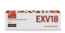 Тонер-картридж EasyPrint LC-EXV18 (C-EXV18) для Canon iR-1018, 1020, 1022, 1023, 1024 (8400 стр.) черный