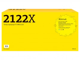 Картридж T2 TC-HW2122X (W2122X) для HP CLJ Enterprise M554, M555, M578, Flow M578 (10000 стр.) Желтый, с чипом
