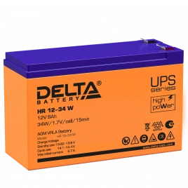 HR 12-34 W Delta Аккумуляторная батарея