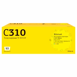 Тонер-картридж T2 TC-XC310Y (006R04367) для Xerox C310/C315 (5500 стр.) желтый, с чипом