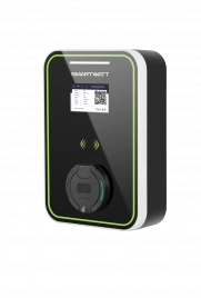 Автомобильная электрозарядная станция SMARTWATT EVC, 22 кВт, коммерческая OCPP 1.6J, переменный ток, 3 фазы 380 В 32 А, розетка Type2, IP54