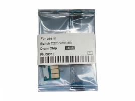 Чип драм-юнита для KONICA MINOLTA Bizhub C220/C280/C360 (CET) Black, (WW), 120000 стр., CET8313
