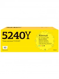 Тонер-картридж T2 TC-K5240Y (TK-5240Y) для Kyocera ECOSYS Р5026cdn, Р5026cdw, M5526cdn, M5526cdw (3000 стр.) желтый, с чипом