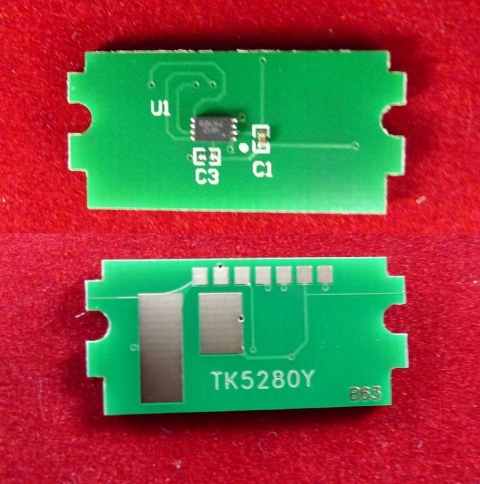 Чип для Kyocera Ecosys P6235cdn/M6235cidn/M6635cidn (TK-5280Y) Yellow, 11K ELP Imaging® фото 1