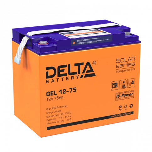 GEL 12-75 Delta Аккумуляторная батарея фото 1