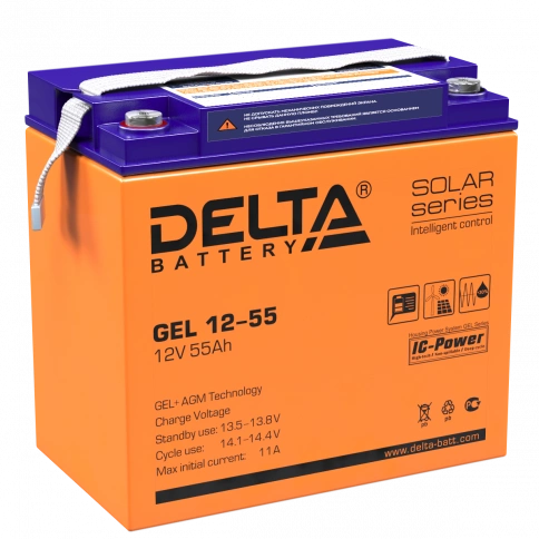 GEL 12-55 Delta Аккумуляторная батарея фото 1