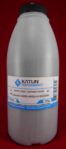 Тонер HP LJ 4000/5000 (фл. 500г) Katun фас. Россия фото 1