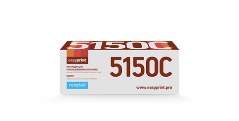 Тонер-картридж EasyPrint LK-5150C (TK-5150C) для Kyocera ECOSYS M6035cidn, M6535cidn, P6035cdn (10000 стр.) голубой, с чипом фото 1