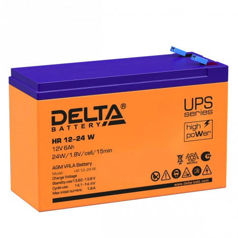 HR 12-24 W Delta Аккумуляторная батарея фото 1