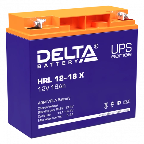 HRL 12-18 X Delta Аккумуляторная батарея фото 1