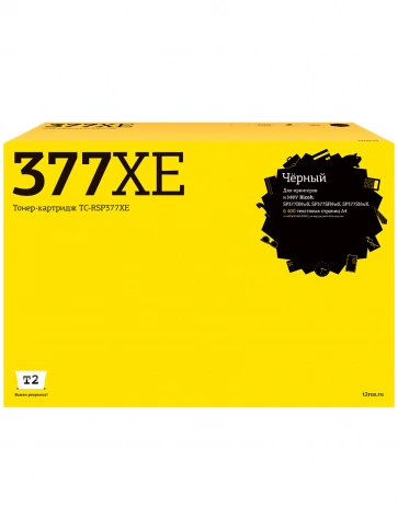 Картридж T2 TC-RSP377XE (SP377XE) для Ricoh SP377DNwX, SP377SFNwX, SP377SNwX (6400стр.) черный, с чипом фото 1