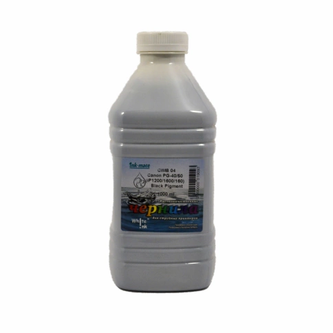 Чернила Canon CIMB-04 (PG-40/50), 1 л, Black pigment, White Ink (Ink-mate) фото 1