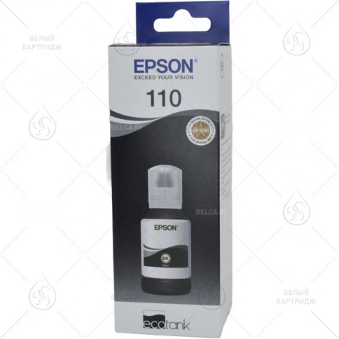 Чернила оригинальные Epson 110 (M1100/M1120/M2140) C13T03P14A,120 мл, Black фото 1