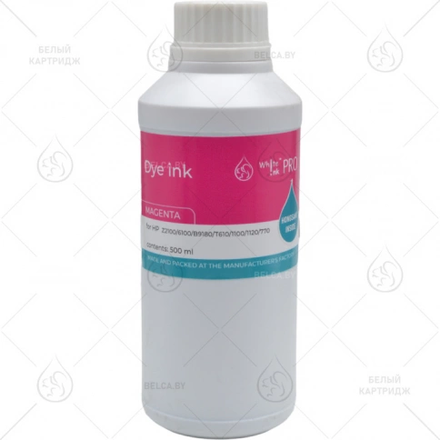 Чернила HP Z2100/6100/B9180/T610/1100/1120/770 (Dye), 500 мл., Magenta, Hongsam фото 1