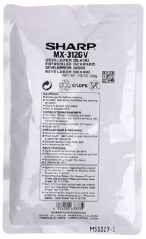Девелопер SHARP MX312GV  75 000 страниц фото 1