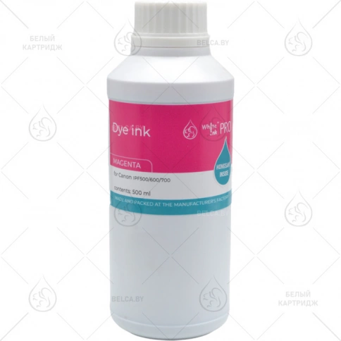Чернила Canon IPF500/600/700 (Dye), 500 мл., Magenta, Hongsam фото 1