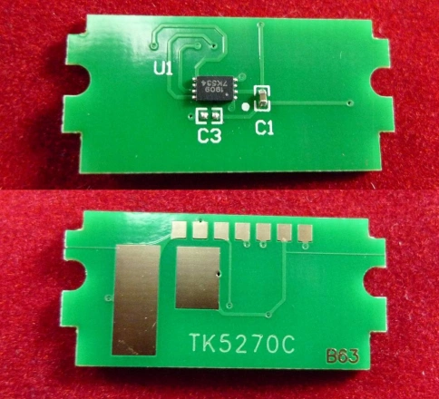 Чип для Kyocera Ecosys P6230cdn/M6230cidn/M6630cidn (TK-5270C) Cyan, 6K ELP Imaging® фото 1