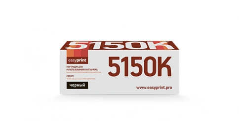 Тонер-картридж EasyPrint LK-5150K (TK-5150K) для Kyocera ECOSYS M6035cidn, M6535cidn, P6035cdn (12000 стр.) черный, с чипом фото 1