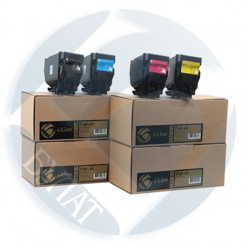 Тонер-картридж Konica Minolta bizhub C3351 TNP49 (12k) Yellow БУЛАТ s-Line фото 1
