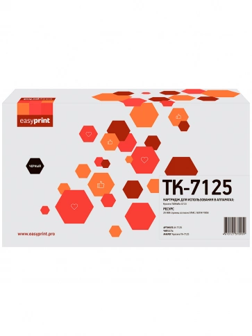 Лазерный картридж EasyPrint LK-7125 (TK-7125) для Kyocera TASKalfa 3212i (20000 стр.) с чипом фото 1