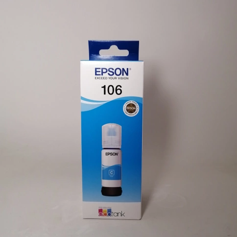 Чернила оригинальные Epson 106 (L7160/L7180) Cyan фото 1