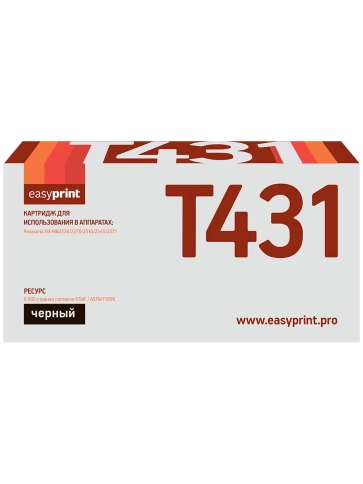 Тонер-картридж EasyPrint LP-431 (KX-FAT431A7) для Panasonic KX-MB2230, 2270, 2510, 2540, 2571 (6000 стр.) фото 2