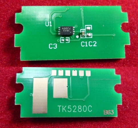 Чип для Kyocera Ecosys P6235cdn/M6235cidn/M6635cidn (TK-5280C) Cyan, 11K ELP Imaging® фото 1