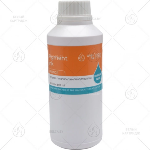 Чернила Epson 7900/9900/7890/7990/7700/9700 (Pigment), 500 мл., Orange, Hongsam фото 1