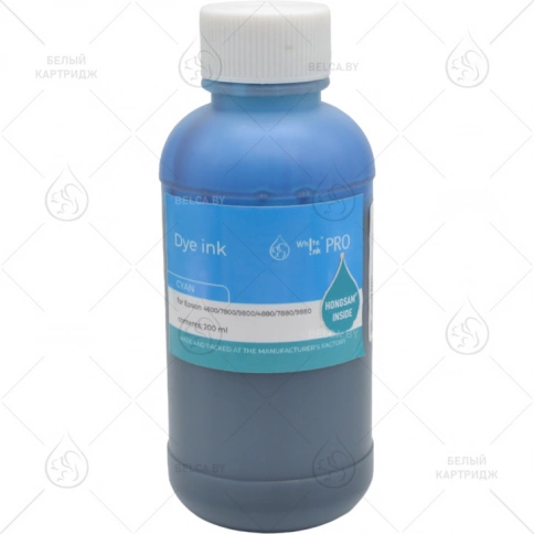 Чернила Epson 4800/7800/9800/4880/7880/9880 (Dye), 200 мл., Cyan, Hongsam фото 1