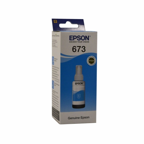 Чернила оригинальные Epson T6732 (L800/1800), 70 мл, Cyan фото 1