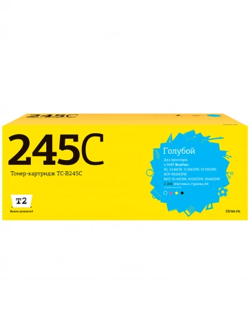 Картридж T2 TC-B245C (TN-245C) для Brother HL-3140CW, 3170CDW, DCP-9020CDW, MFC-9330CDW (2200 стр.) голубой фото 1