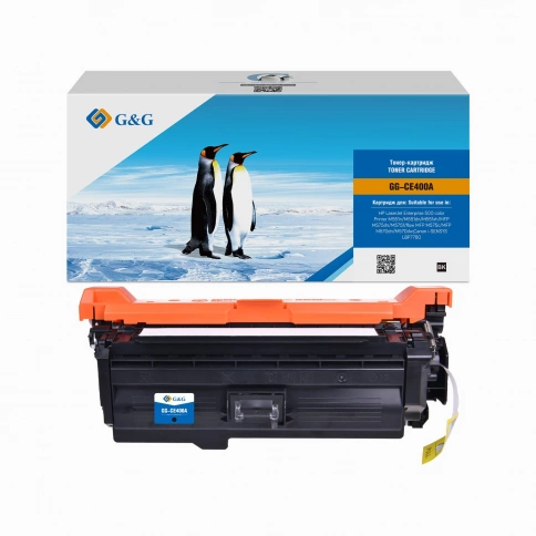 Картридж G&G, аналог HP CE400A/507A черный 5.5k с чипом фото 1