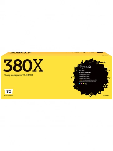 Картридж T2 TC-H380X (CF380X) для HP Color LaserJet Pro M476nw, M476dn, M476dw (4400 стр.) черный, с чипом фото 1