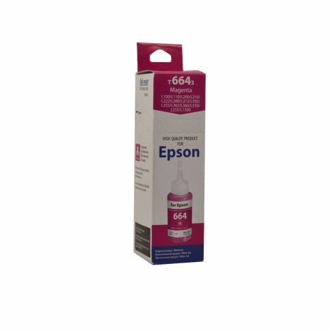 Чернила Epson EIMB-200 (L100/110/200/210/300/350/355) (T6643), 70 мл, Magenta, Ink-mate (оригинальная упаковка) фото 1