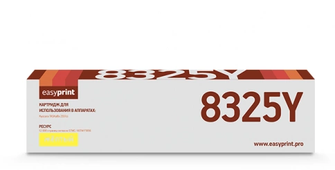 Тонер-картридж EasyPrint LK-8325Y (TK-8325Y) для Kyocera TASKalfa 2551ci (12000 стр.) желтый, с чипом фото 1