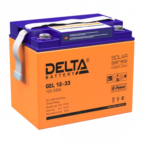 GEL 12-33 Delta Аккумуляторная батарея фото 1