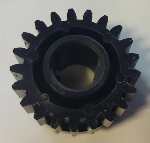 Шестерня резинового вала 21T HP LJ 5000/5100/GP160 (RS6-0356) OEM фото 1