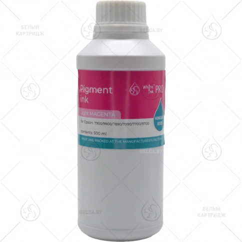 Чернила Epson 7900/9900/7890/7990/7700/9700 (Pigment), 500 мл., Light Magenta, Hongsam фото 1