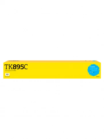 Тонер-картридж T2 TC-K895C (TK-895C) для Kyocera FS-C8020, C8025, C8520, C8525 (6000 стр.) голубой, с чипом фото 1
