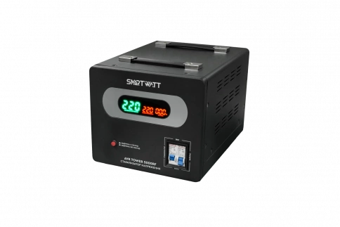 Напольный стабилизатор напряжения SMARTWATT AVR TOWER 5000RF фото 1