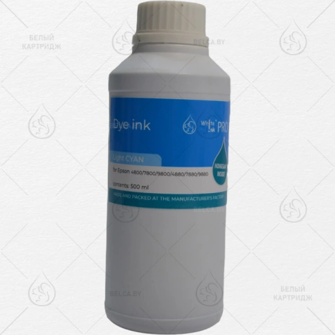 Чернила Epson 4800/7800/9800/4880/7880/9880 (Dye), 500 мл., Light Cyan, Hongsam фото 1